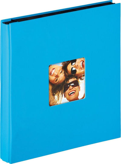 Walther ea-110-u fun - álbum de stock - tamaño 31 x 33 cm - 400 fotos 10 x 15 cm - azul océano