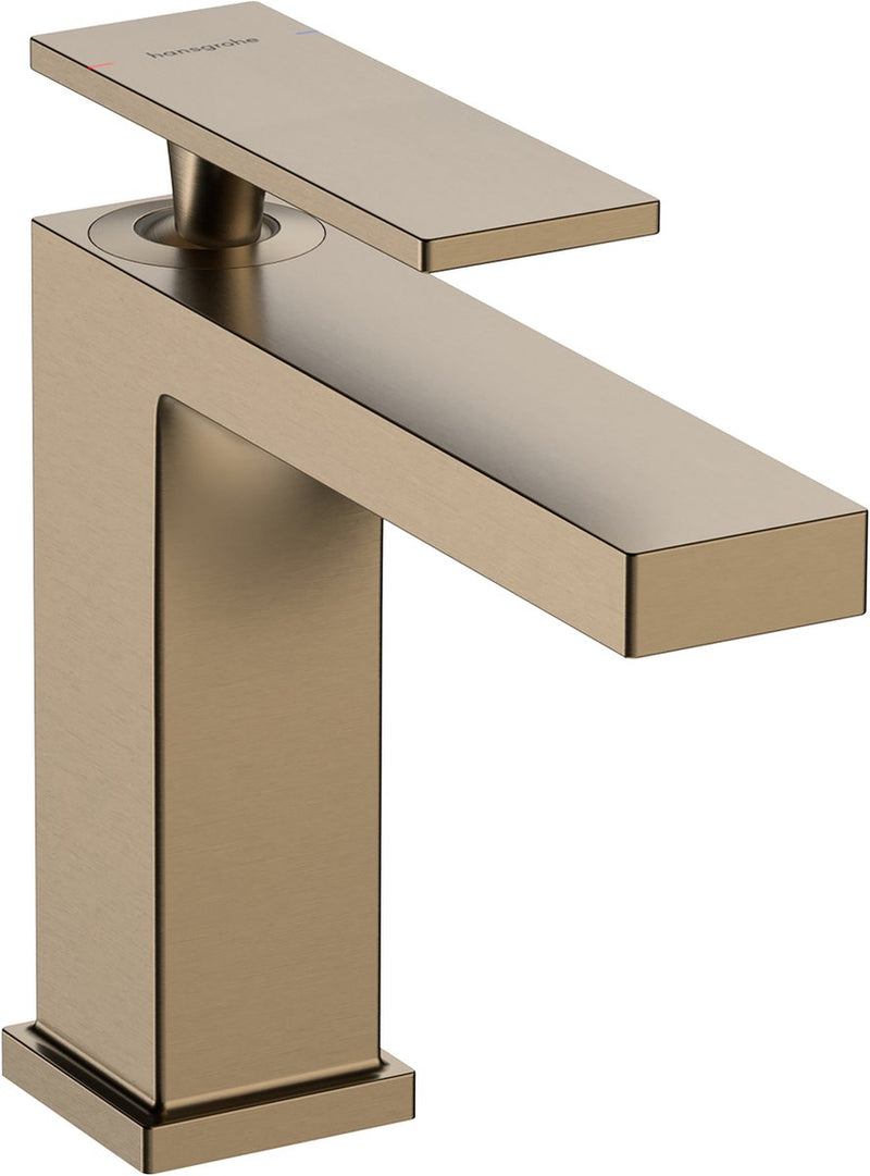 Hansgrohe tecturis e - grifo para lavabo - funcionamiento con monomando - sin desagüe - tamaño 110 mm - bronce cepillado
