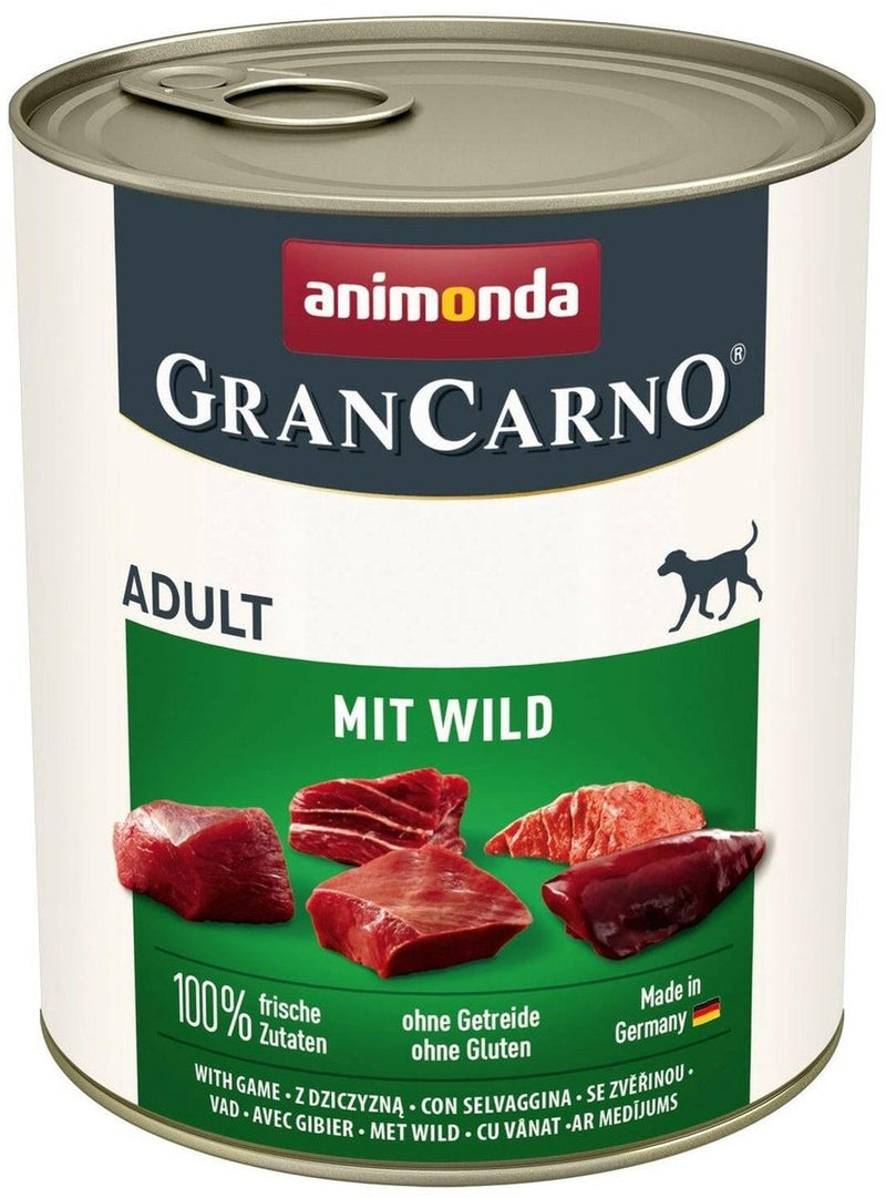Animonda grancarno adulto 1x800g - con caza