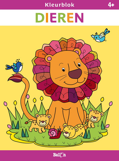 Ballon media n.v. color blocks 0 - color block animals