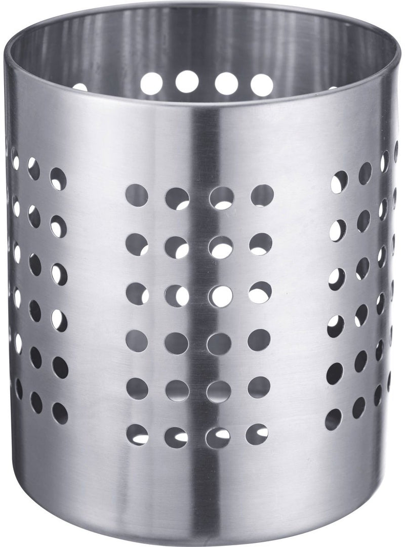Westmark soporte para cubiertos y utensilios de cocina, redondo, diámetro: 12 cm, altura: 13,5 cm, acero inoxidable, plateado, 69022211