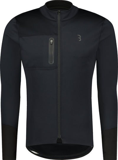 Bbb ciclismo chaqueta de ciclismo coldguard - chaqueta de invierno - resistente al viento y al agua - ropa para bicicleta de carreras - negro - talla L - bbw-456