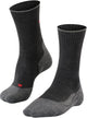 Falke tk2 explore wool silk medium padding wol functioneel materiaal wandelsokken heren grijs - maat 46-48