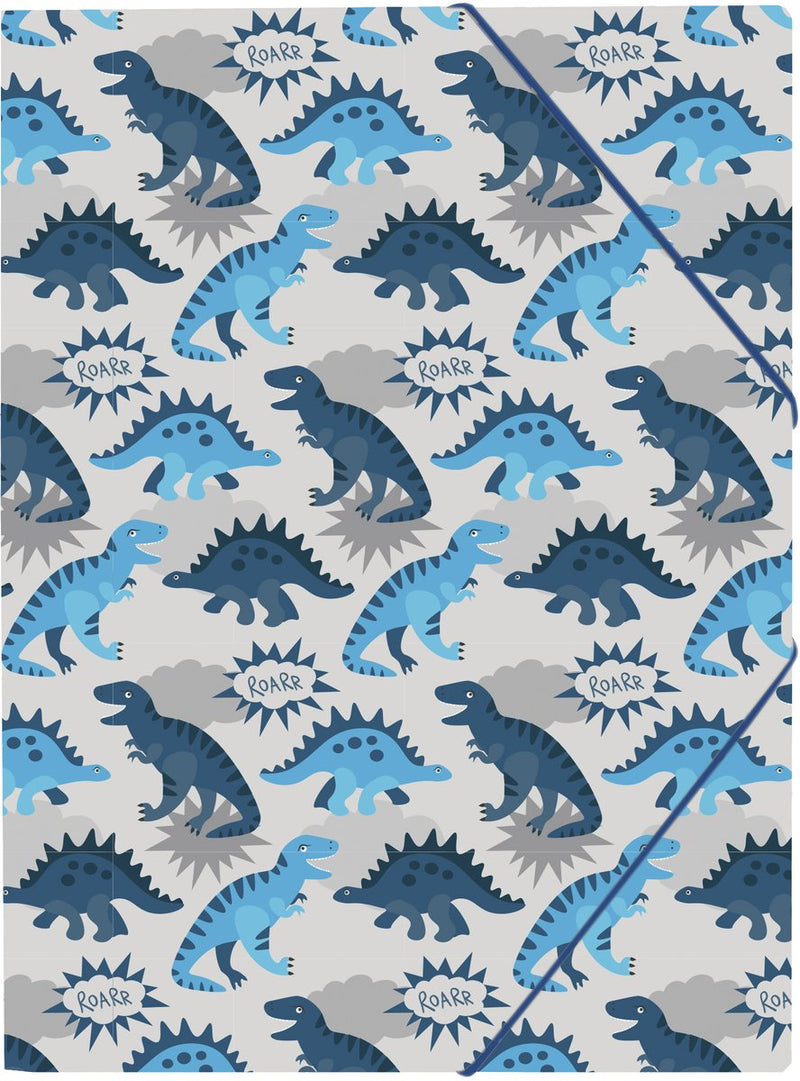 Carpeta elasto ancor b'log dino a4 con elástico y 3 solapas - an-128956