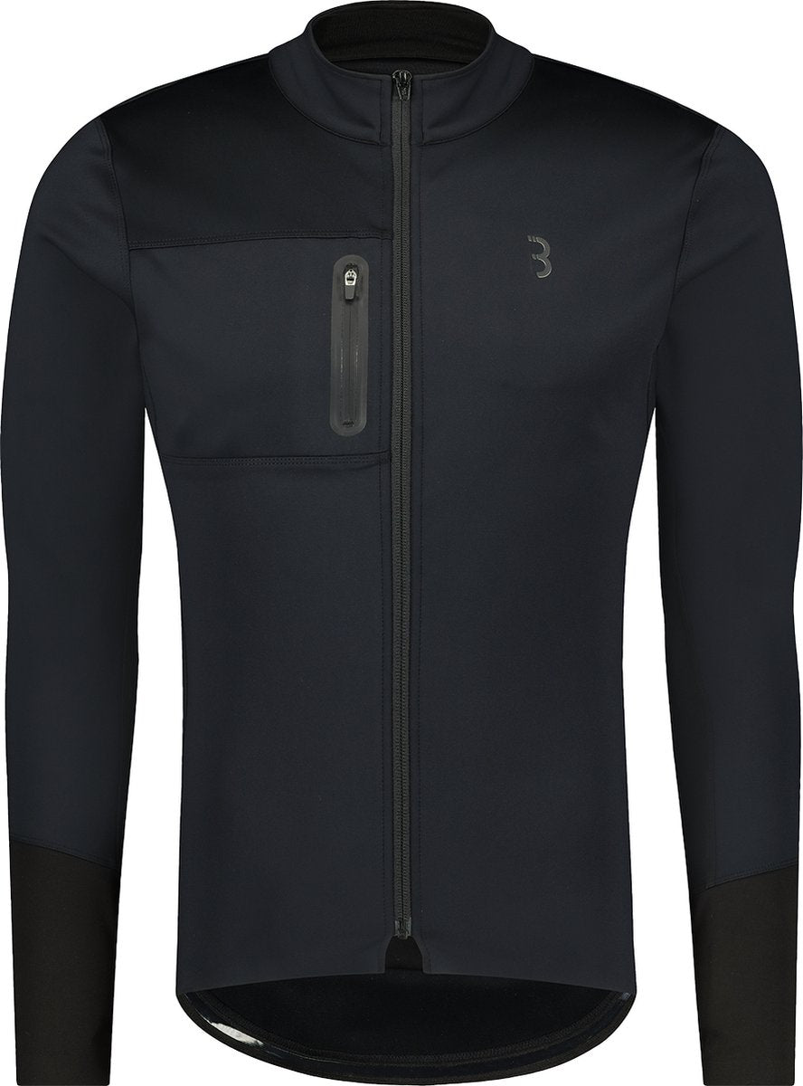 Bbb cycling coldguard fietsjack - winterjas - winddicht en waterafstotend - racefiets kleding - zwart - maat m - bbw-456