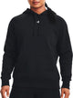 Under Armour UA Rival Fleece Hoodie Sudadera deportiva para mujer - Negro - Blanco