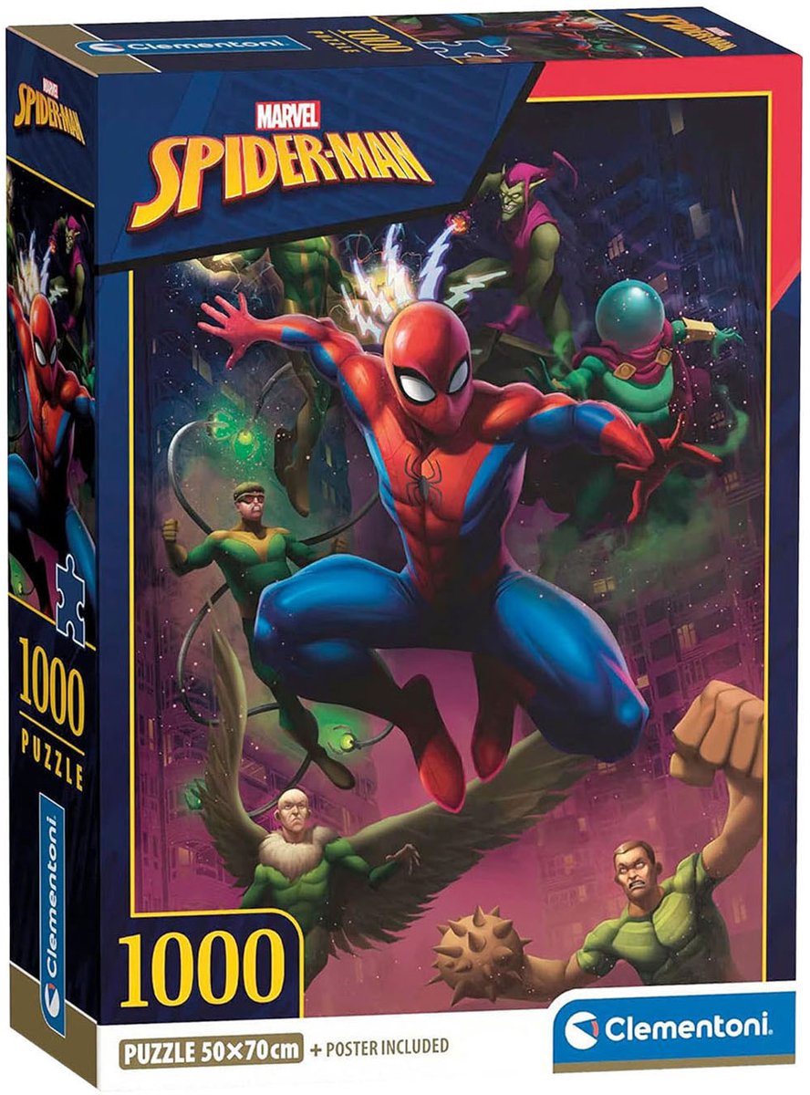 Clementoni legpuzzel spiderman - 1000st.