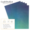 Craft perfect de tonic studios craft perfect • tarjeta con purpurina a4 250 g ombre bajo el mar 5 piezas