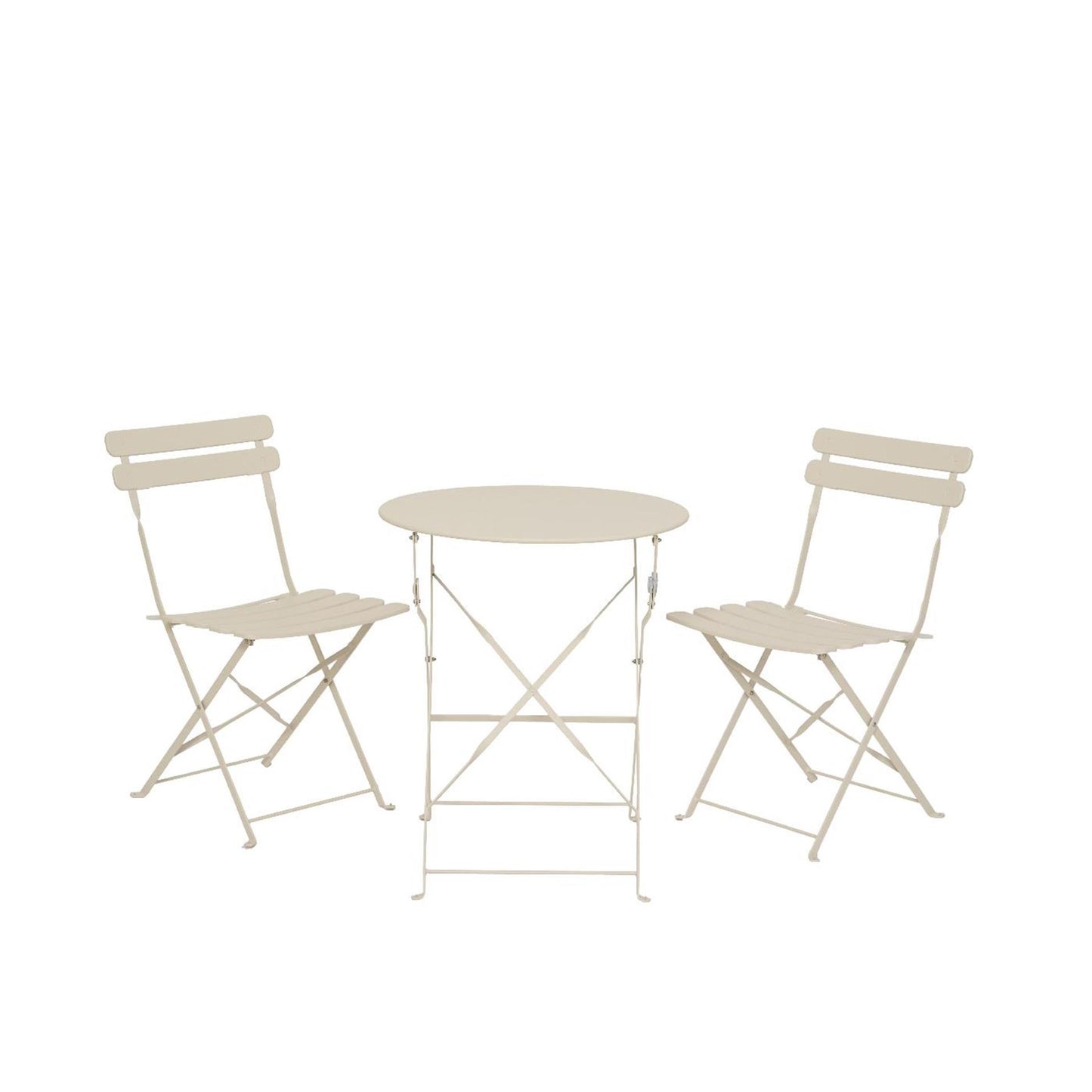 Decoris bistroset helsingborg staal outdoor off-white ã˜60xh71cm