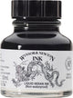 Winsor newton 1010754 liquid indian ink 30 ml – tekentint, snel drogend, voor penseel, pen en airbrush