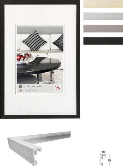 Silla Walther - marco de fotos - tamaño de foto 29,7x42 cm (din A3) - negro