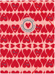 Ancor elasto folder b'log hearts A4 with elastic and 3 flaps