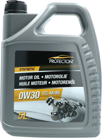 Protecton motor oil - fully synthetic 0w-30 c2 - longlife - for engines with DPF and/or TWC technology - fuel saving - 5 liters