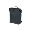 Basil Soho Nordlicht Bicycle Mochila - Mochila moderna negra con iluminación LED para bicicleta eléctrica para hombres para mujeres - impermeable - 17L - negro