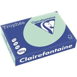 Gekleurd papier clairefontaine a4 160 g m² groen 250 vellen