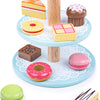Bigjigs Wooden Etagere with cakes