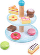 Bigjigs Wooden Etagere with cakes