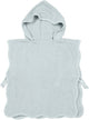 Poncho da bagno ondulato per bebè Meyco - spugna - grigio blu - 1-3 anni
