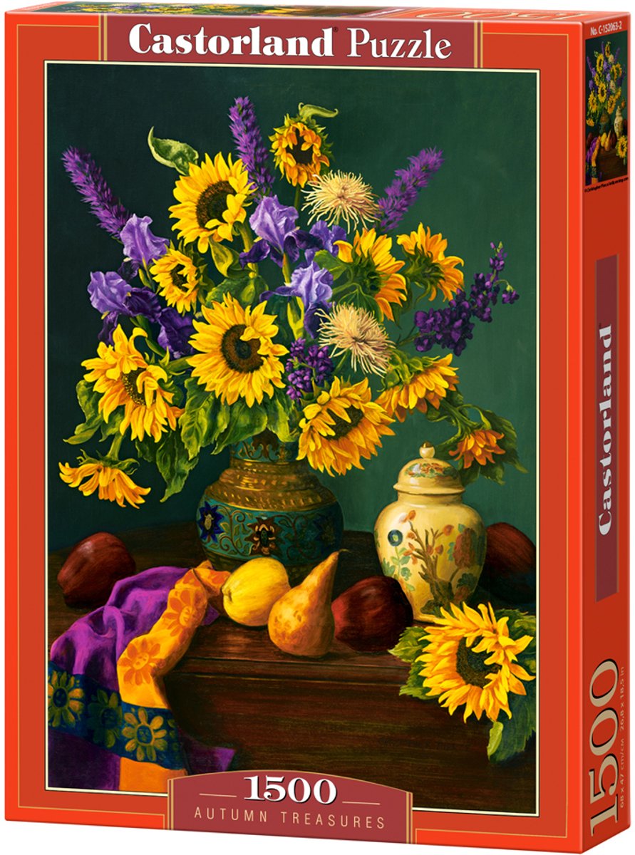 Castorland autumn treasures – puzzel – 1500 stukjes – satijnen afwerking – perfecte pasvorm – europese kwaliteit