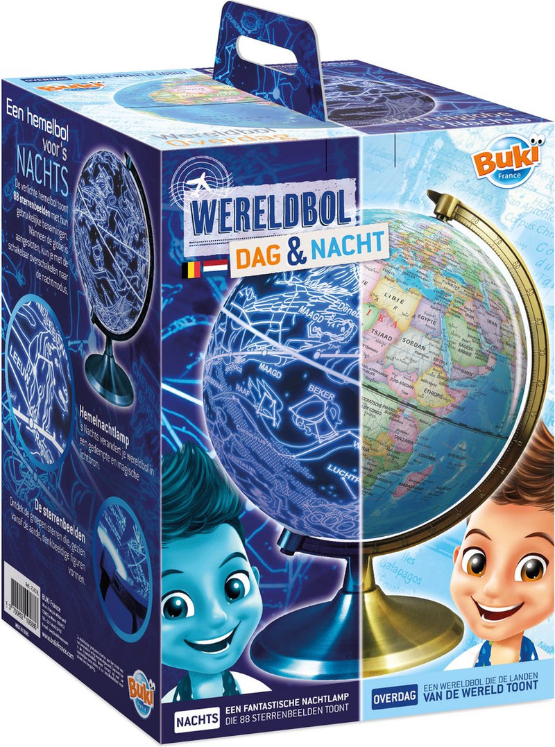 Buki france buki - globo terráqueo día y noche
