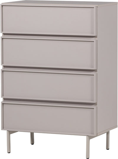 Cassettiera Wood Tours 4 cassetti - melaminico mdf - sabbia - 102x70x42