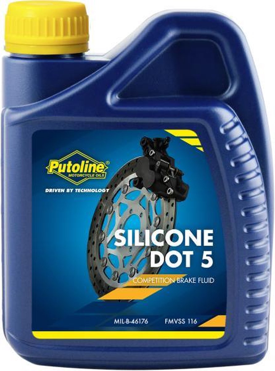 Putoline dot 5 silicone remvloeistof 500ml transparant