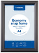 Cornice a clic Europel Economy – cornice per poster – A4 – 21 x 29,7 cm – 25 mm – alluminio – nera