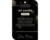 Decoris led buiten kaars ijzer ø12x6.5cm groen - afbeelding 2