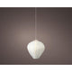 Lanterna solare Lumineo nylon ø30xh28cm bianco