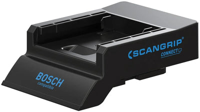 Adaptador scangrip conector adaptador bateria 18v bosch f.luces de trabajo