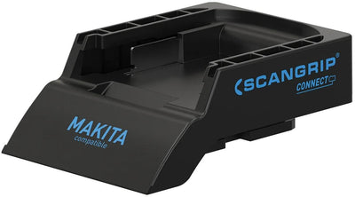 Adaptador scangrip conector adaptador bateria 18v makit para luces de trabajo