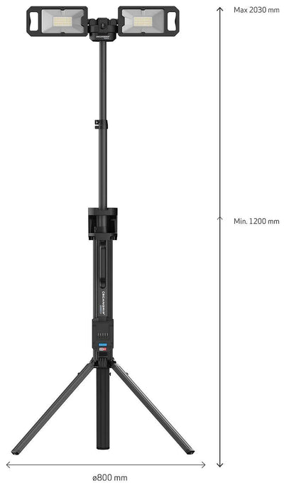 Scangrip tower 5 connect paquete de promoción torre de lámpara 5 set