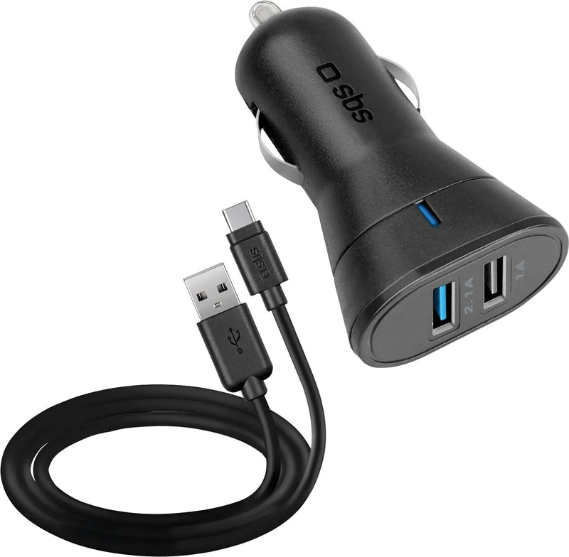 Caricabatterie Eno sbs caricabatterie 2.1a usb tipo c sbs