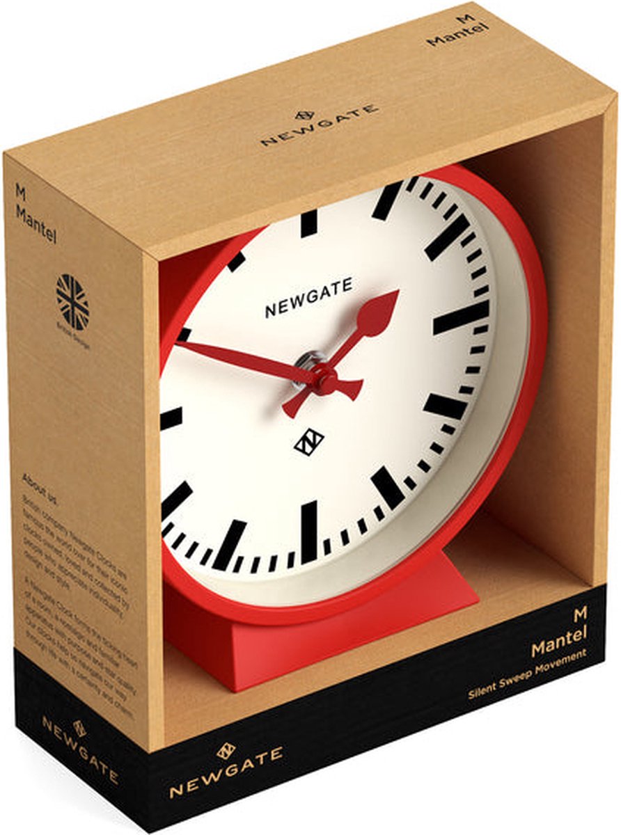 Orologio da stazione da mantello Newgate m - rosso