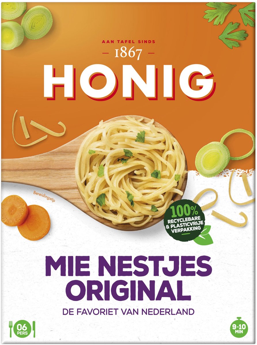 Nidos de fideos finos Honig (5x 500gr)