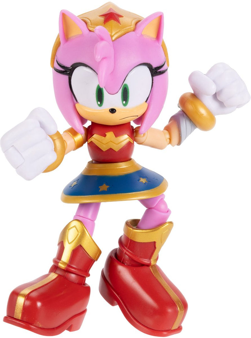 Jakks sonic dc 13 cm figura amy - mujer maravilla