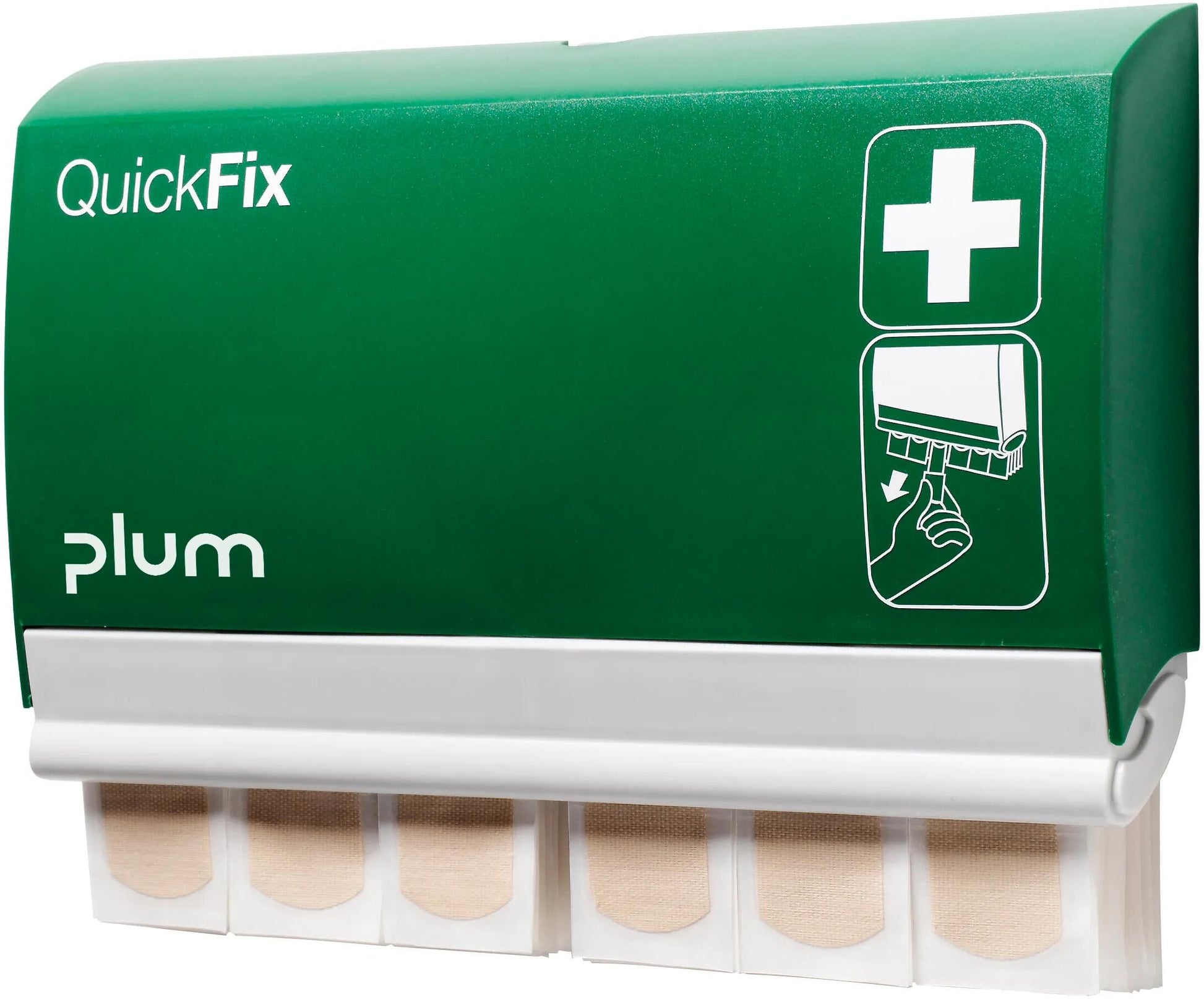 Dispenser per cerotti Plum Quickfix Dispenser per cerotti elastici a fissaggio rapido