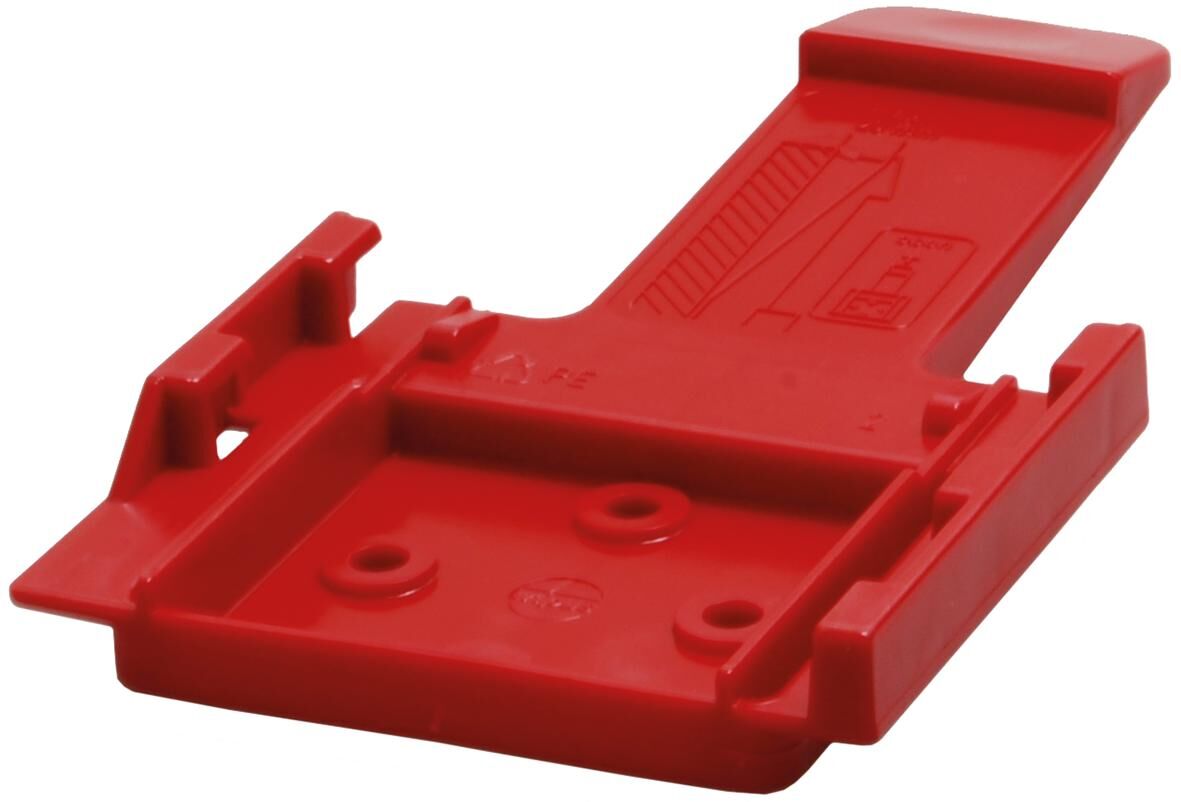 Soporte de tripus f. Red de plástico de chock de rueda
