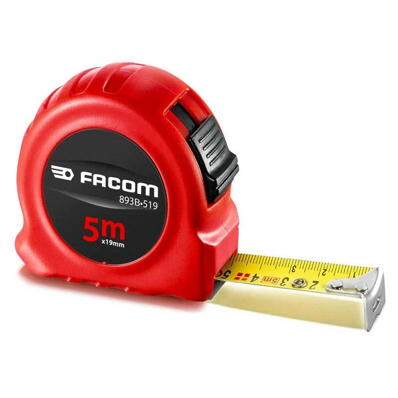 Facom dubbelz meetlint abs-behuizing 5m 19mm - 893b.519pb
