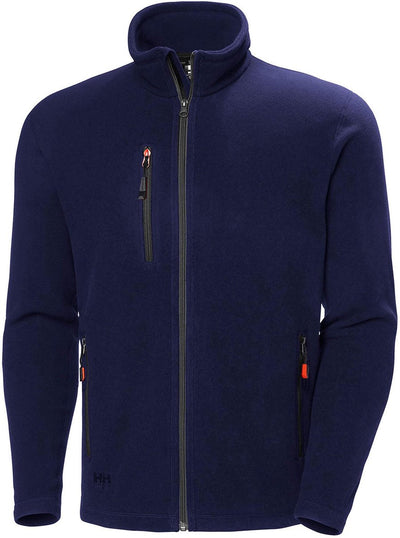 Helly hansen oxford fleece jacket 72026 - mannen - marine blauw - xxl