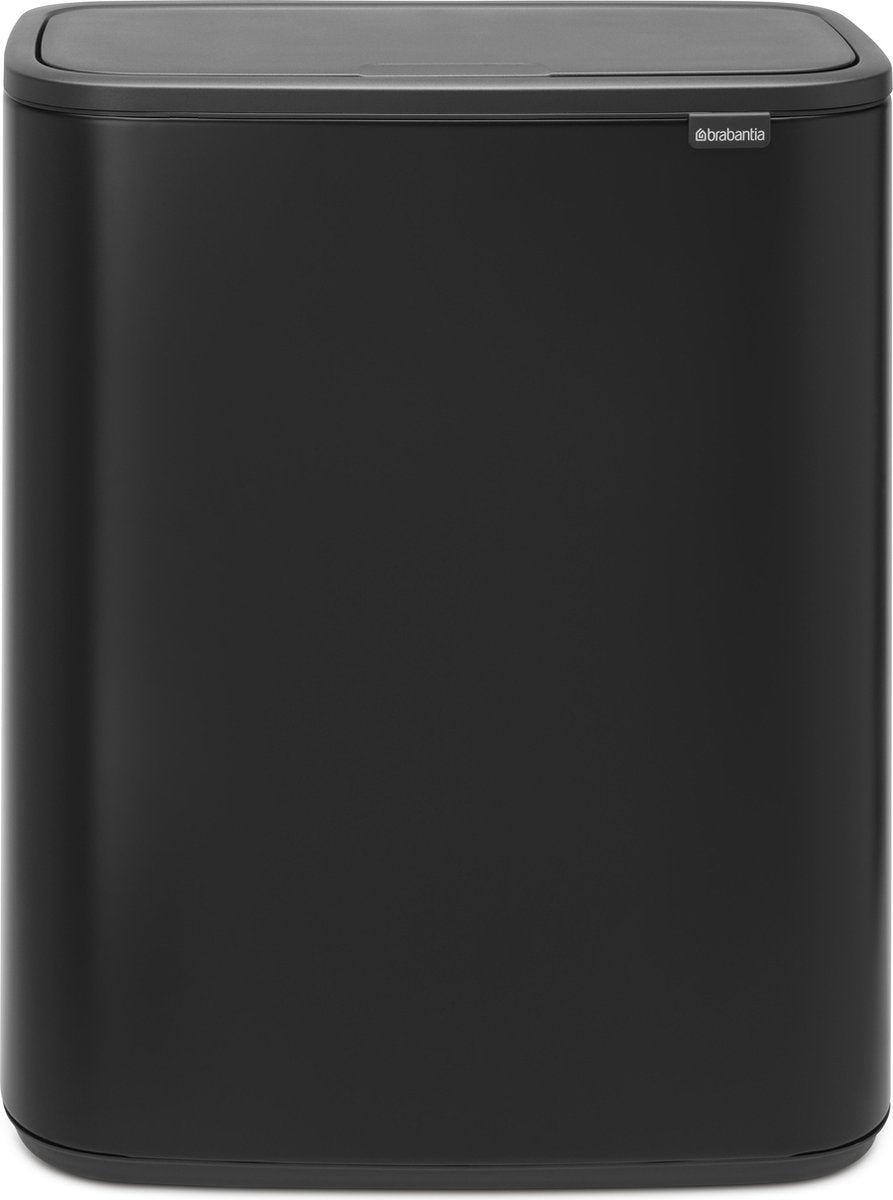 Brabantia bo touch bin prullenbak - 60 liter - 1 vak - matt black