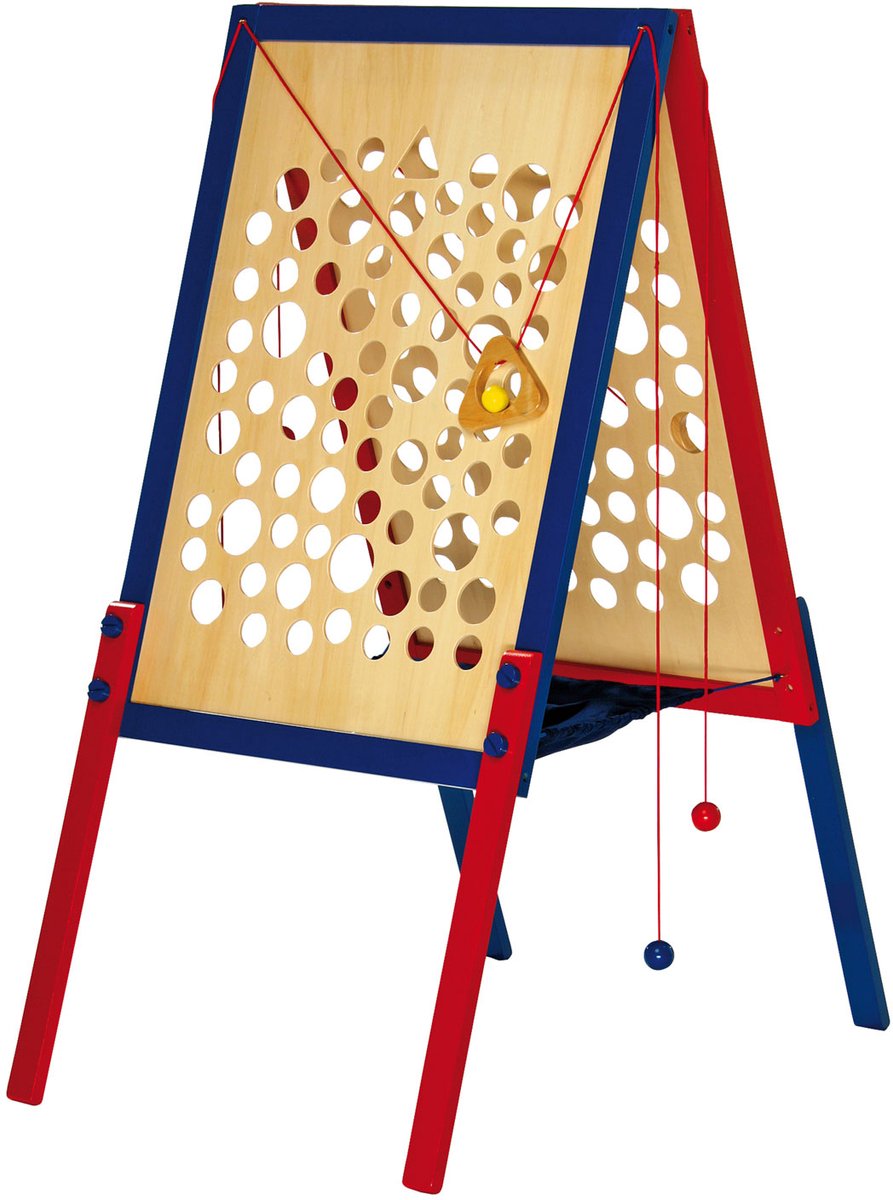 Muro de escalada de madera de pie pequeño Juego de agilidad XXL