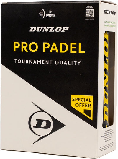 Dunlop - pallina da padel - pro padel 2x3 - gialla