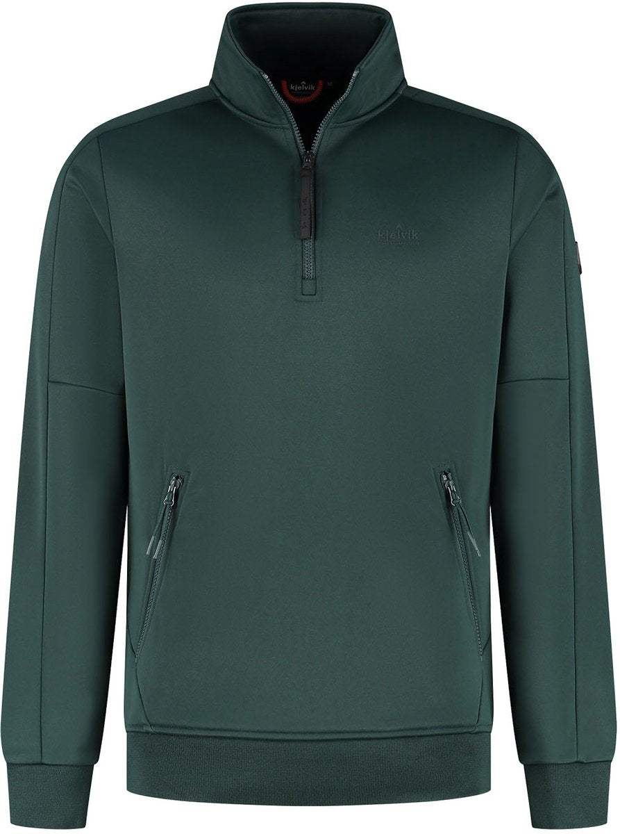 Maglione outdoor da uomo Kjelvik udo - verde acqua