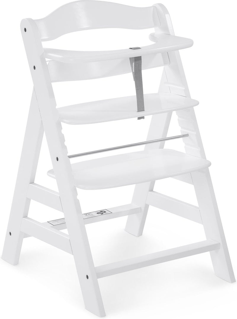 Seggiolone Hauck alpha+ bianco - legno di faggio certificato FSC® bianco