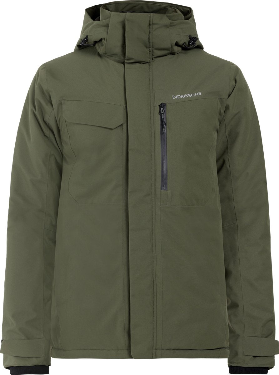 Didriksons stefan usx jkt heren outdoorjas - deep green