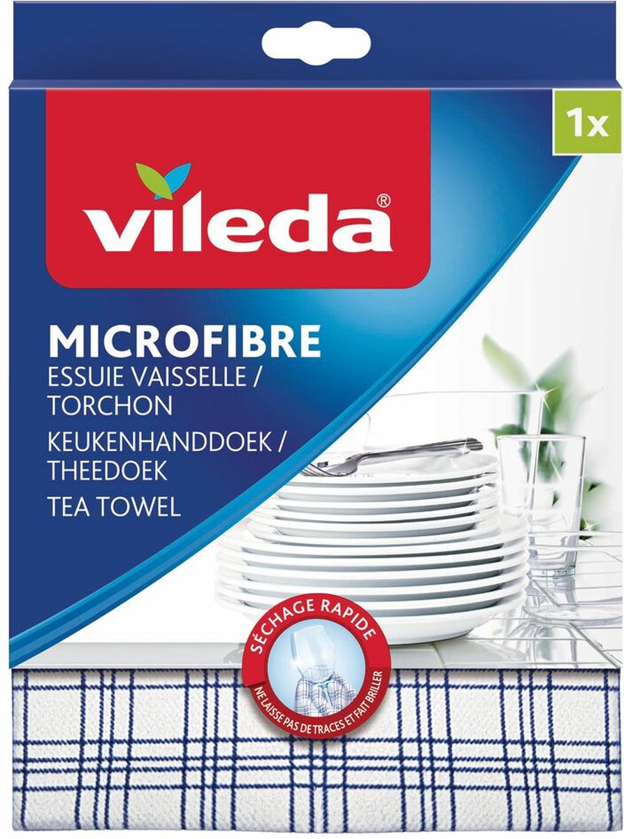 Vileda 1067776 - strofinaccio in microfibra | 24 pezzi