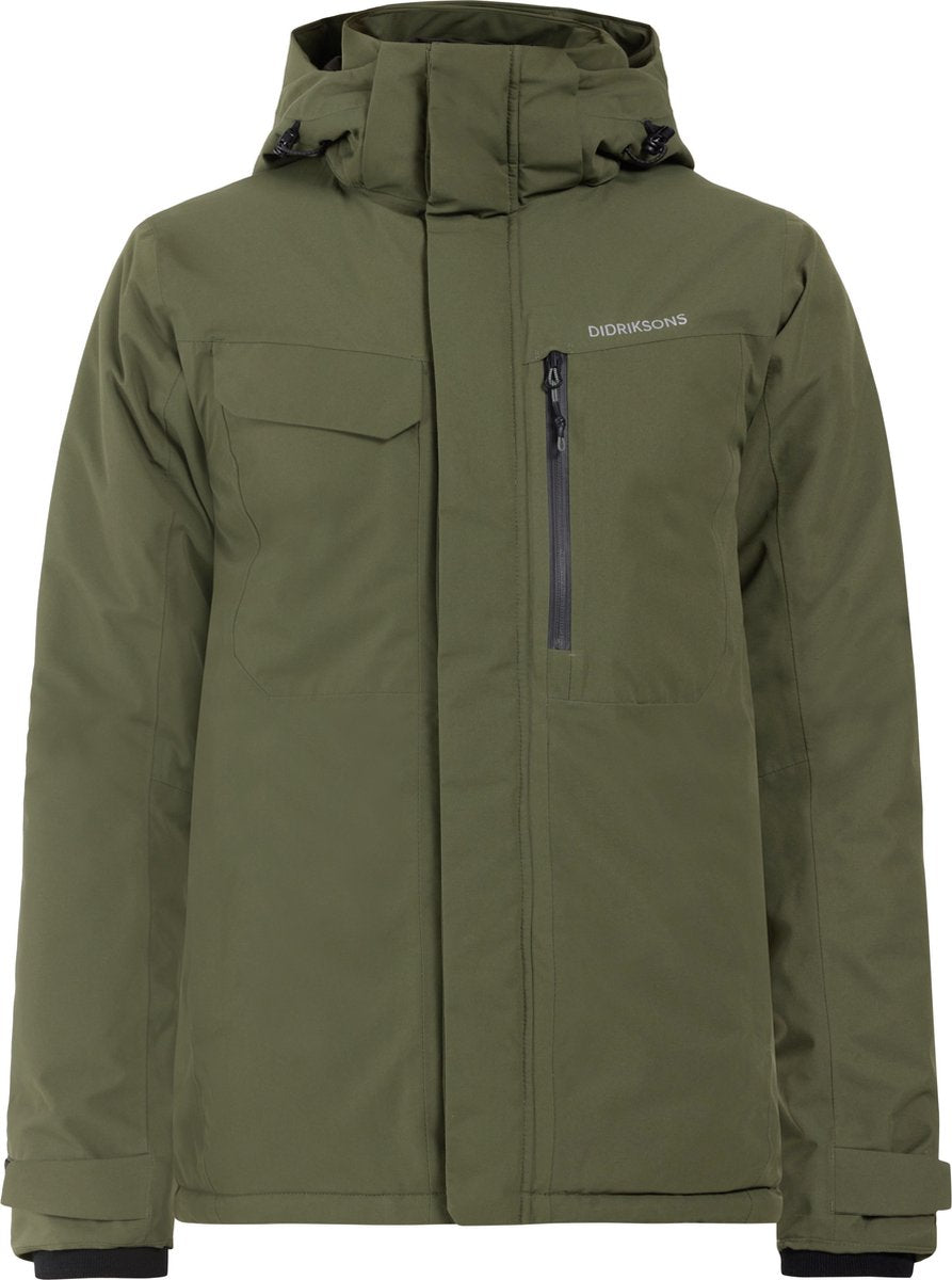 Giacca outdoor da uomo Didriksons stefan usx jkt - verde intenso