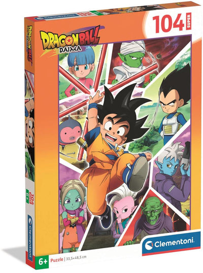 Clementoni - puzzle - dragon ball daima - ritratto - 104 pezzi - super - da 6 anni