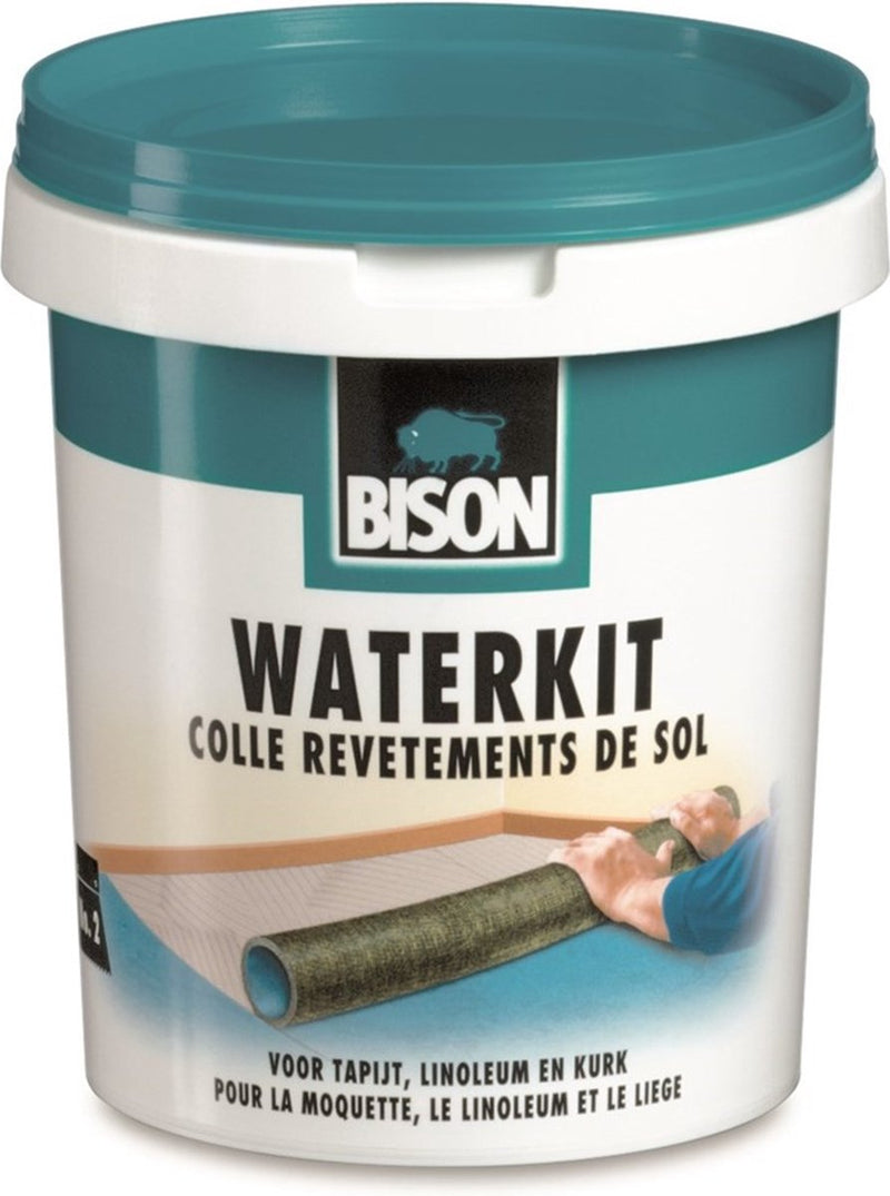 Sellador al agua Bison cubo 6 kg, pegamento a base de agua, para revestimientos de suelos, sin disolventes